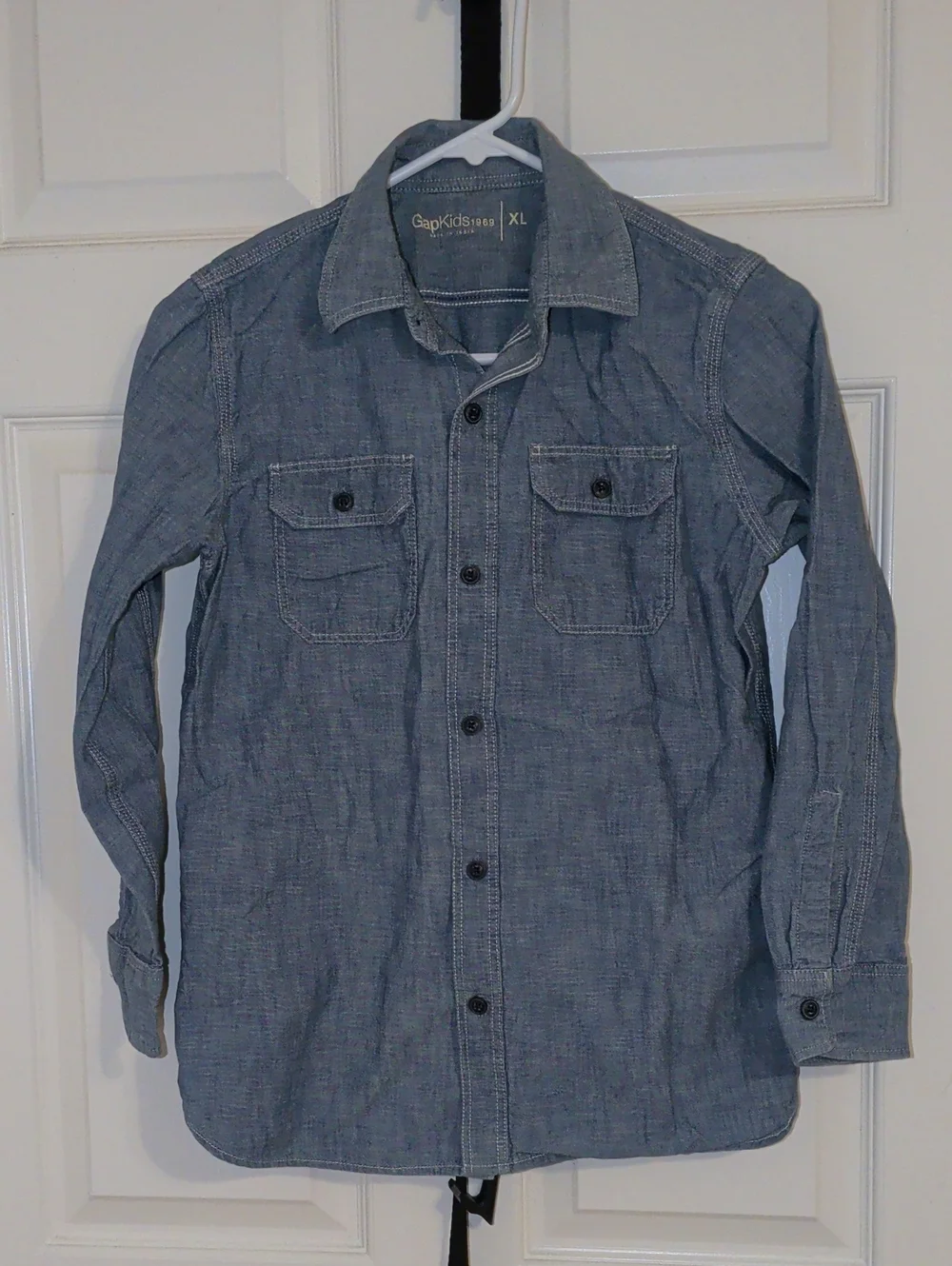 GAP Kids Chambray Shirt - Light Blue